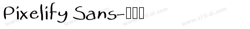 Pixelify Sans字体转换